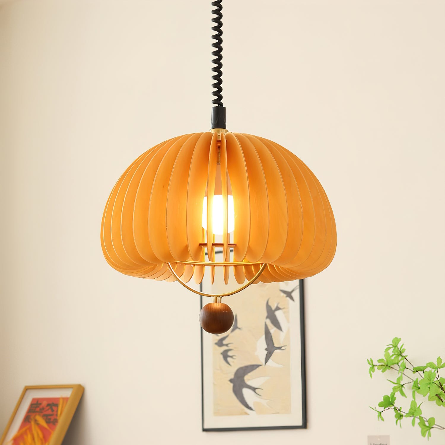 Pumpkin Adjustable Pendant Light M514