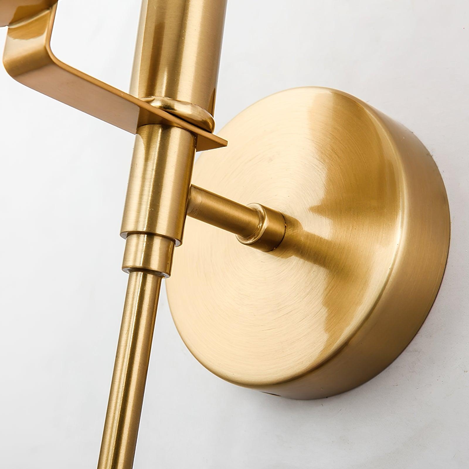 Ava Brass Alabaster Wall Lamp T1612