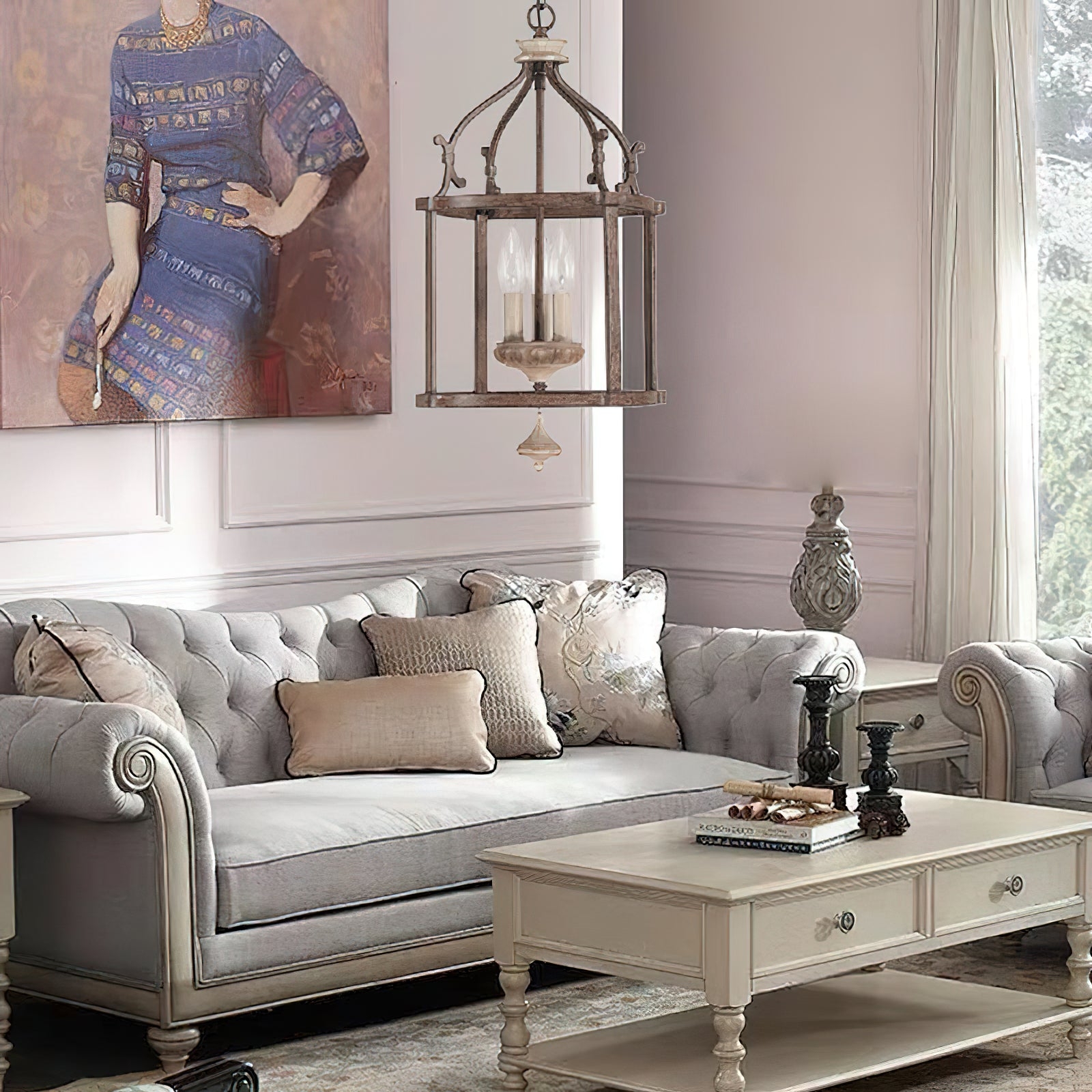 Traditional Birdcage Chandelier T1749