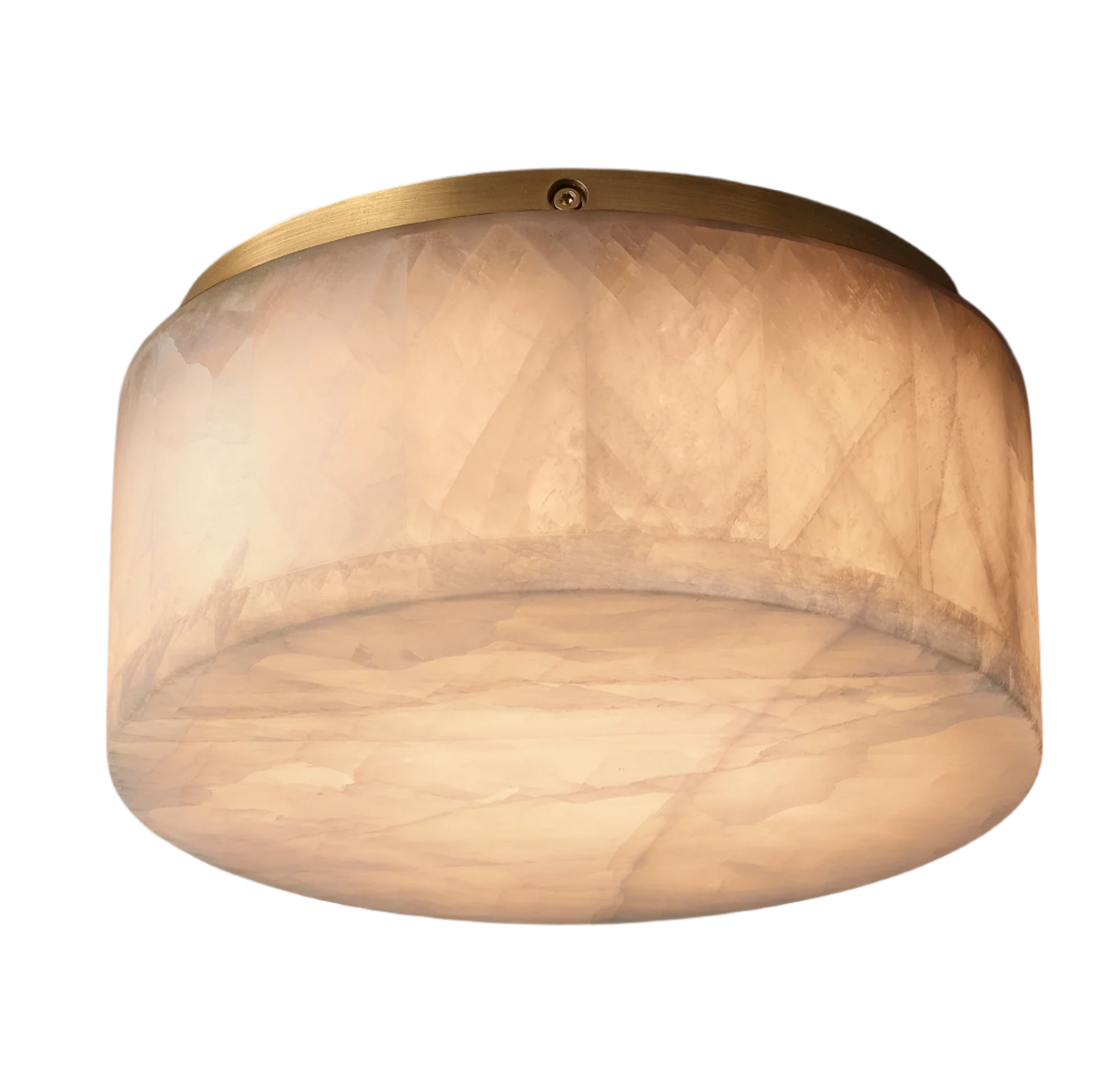 Rivage Alabaster Minimalist Ceiling Light T2172