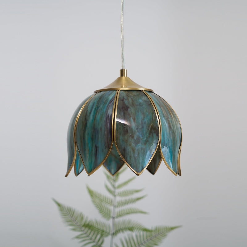 Retro Lotus Pendant Lamp T1806