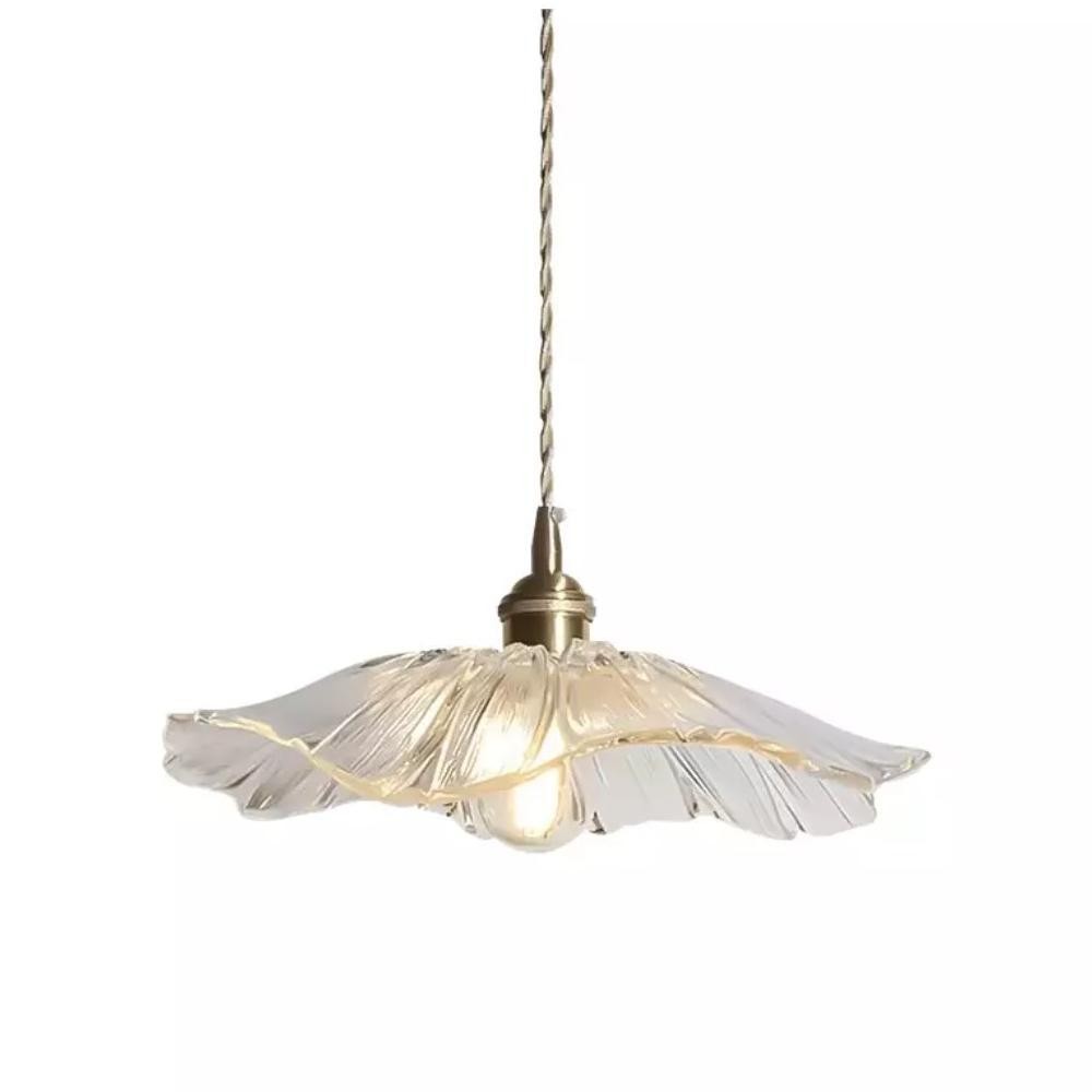 Tiffany Lotus Glass Pendant Light for Living Room S08