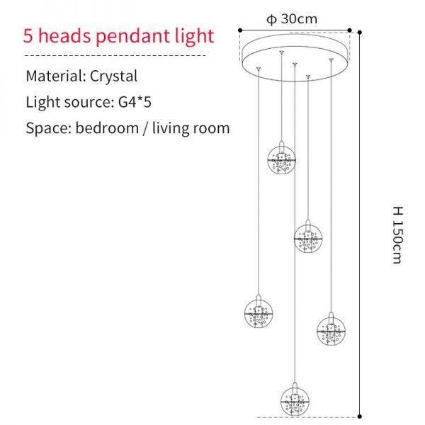 Crystal Pendant Light