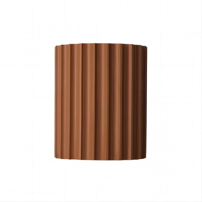 Ribbed Resin Design - Minimalist Wall Light for Modern Interior Spaces S104