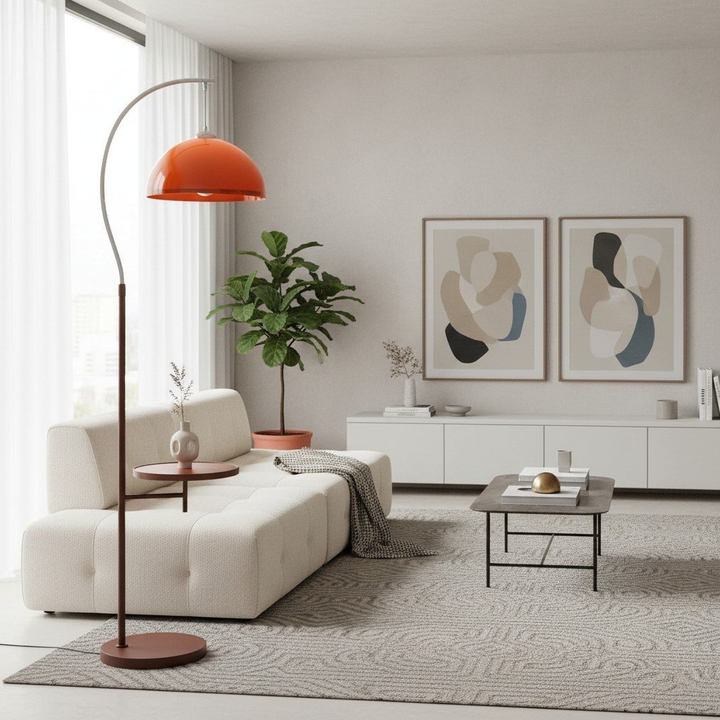 Afterglow Sunset Modern Floor Lamp Clean Lines - Bedroom Living Room T579