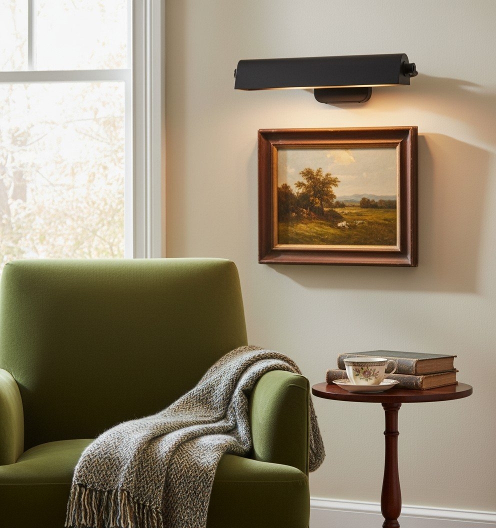 Modo Picture Light Adjustable Swing-Arm Design Classic Art Gallery Light for Wall Art T598