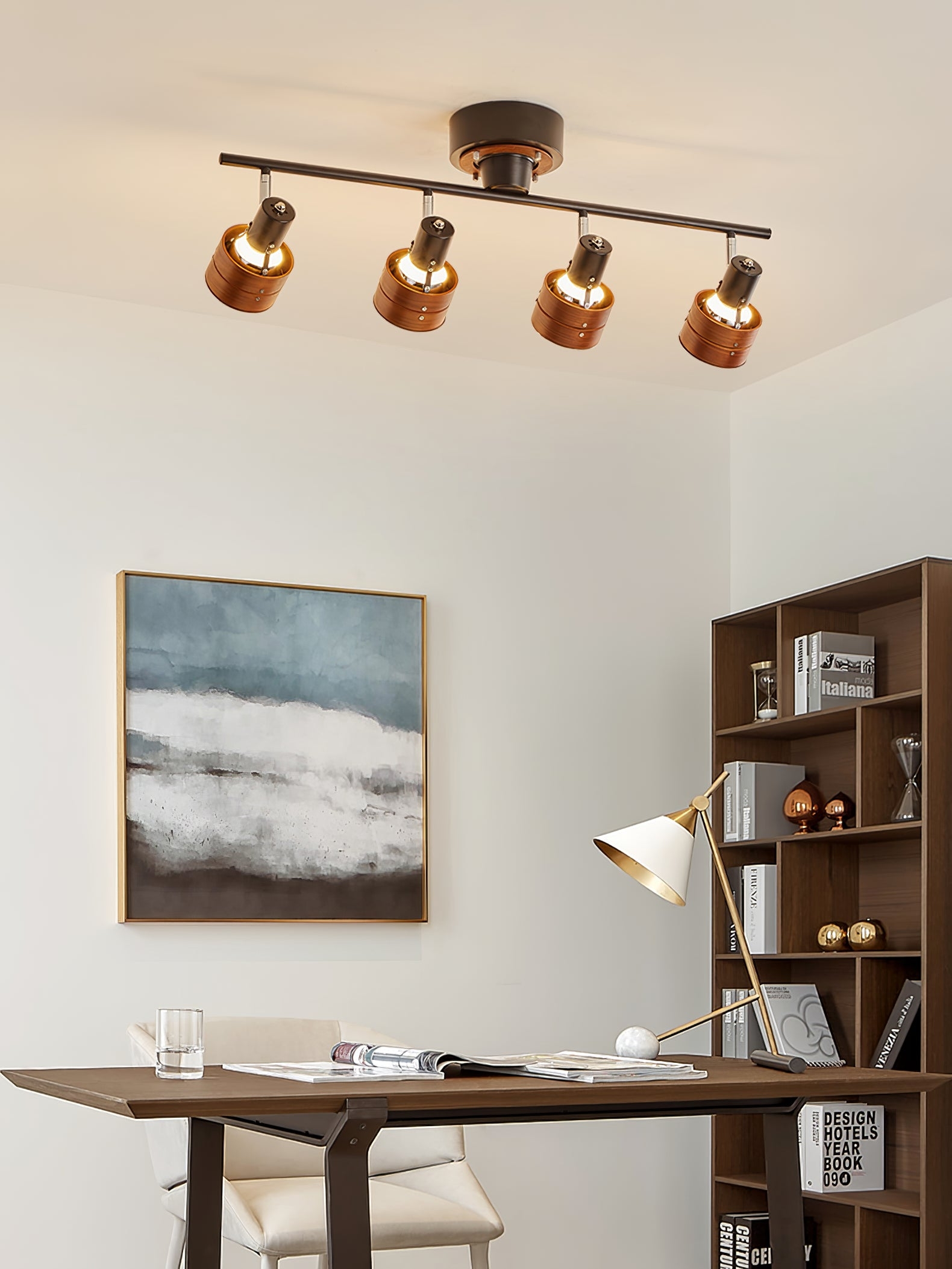 Nordic Cylindrical 4-Light Spotlight T1639
