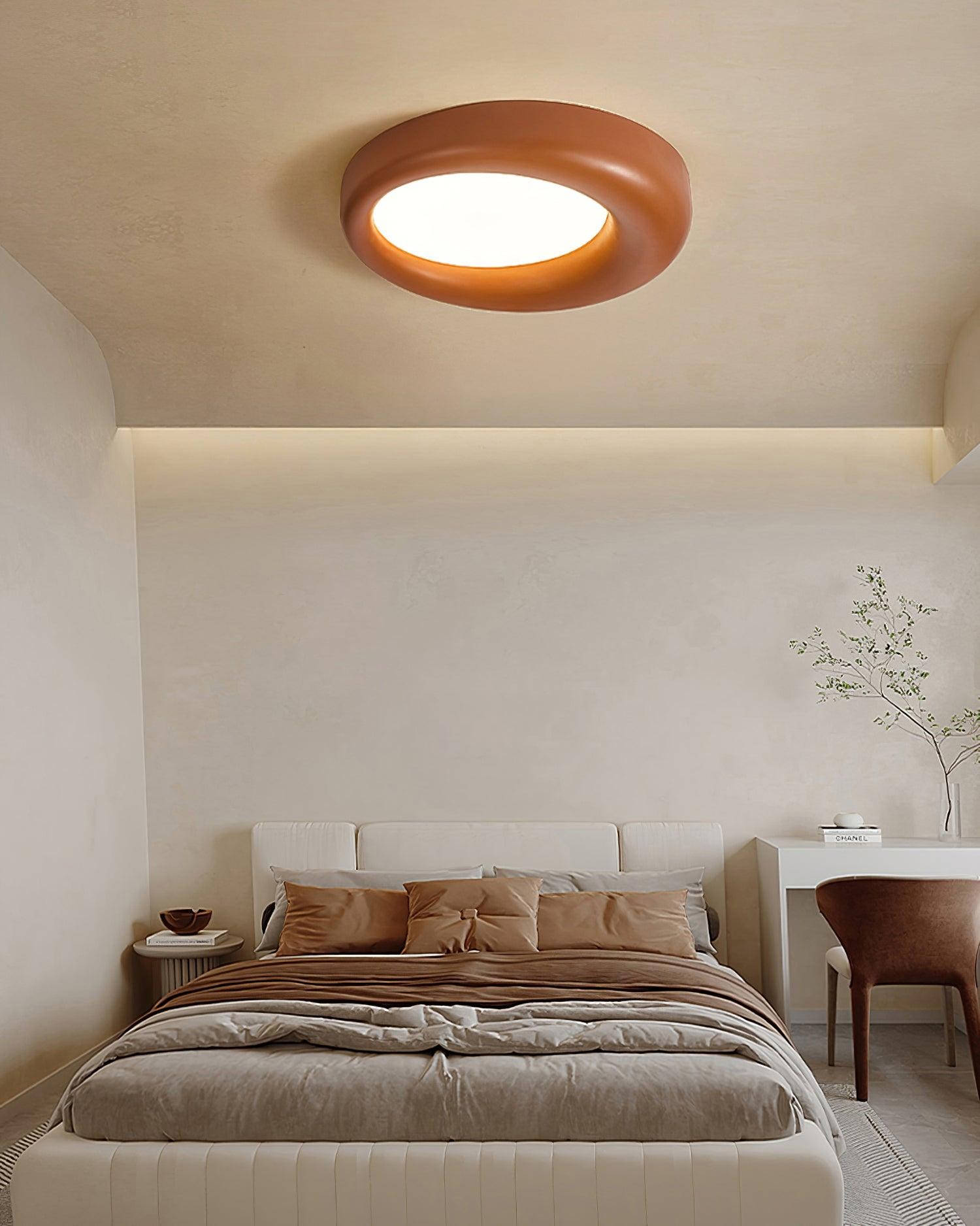 Center Offset Concentric Circle Acrylic Ceiling Lamp M308