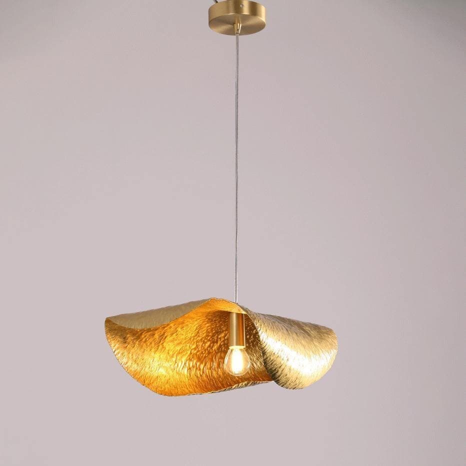 Hammered Brass Suspension Light T114