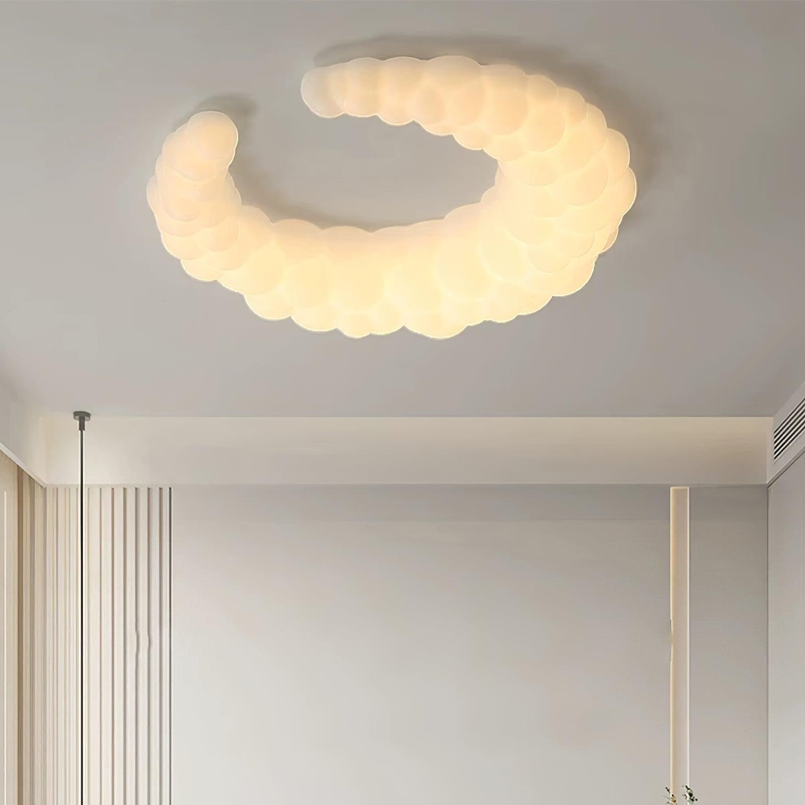 Cream Style Moon Ceiling Lamp M478