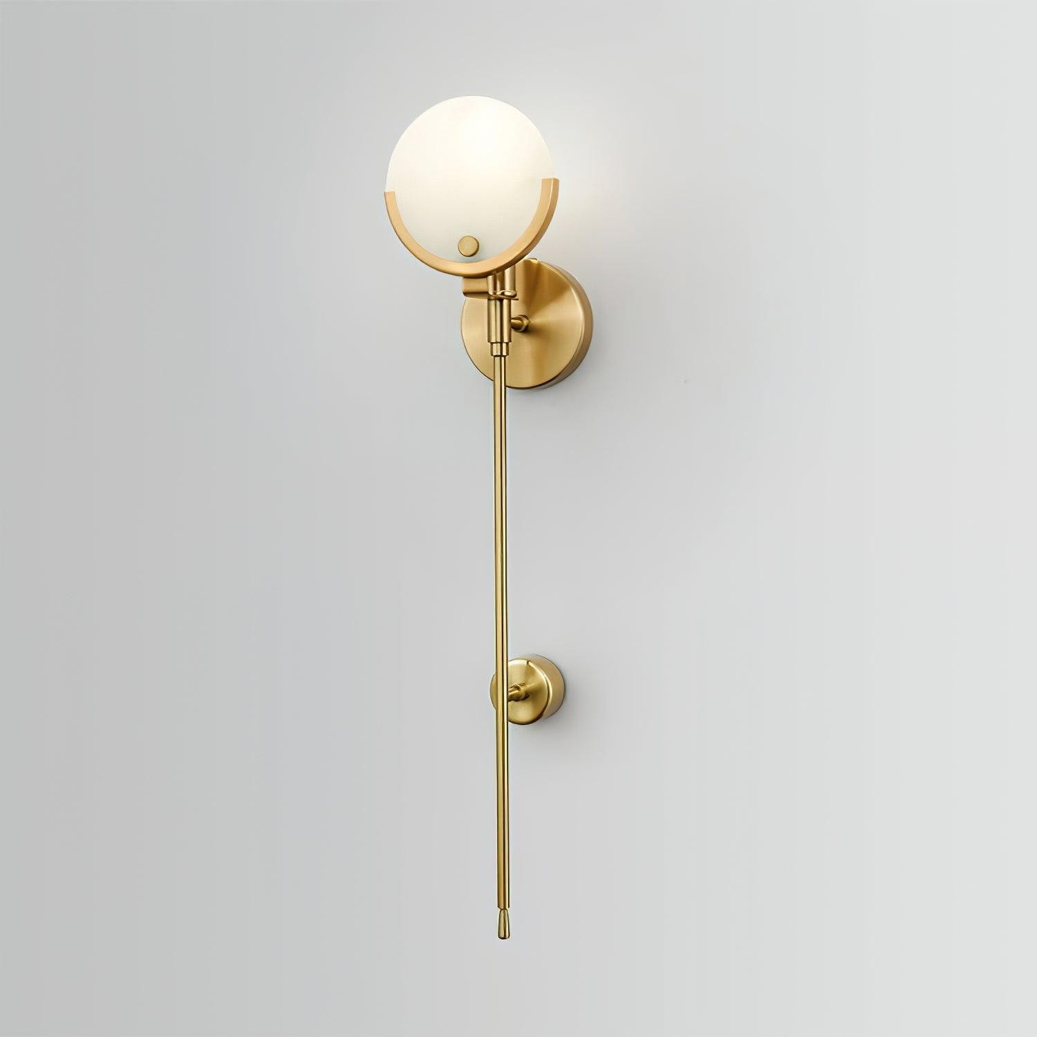 Metal Brass Spherical Bedroom Wall Lamp M573