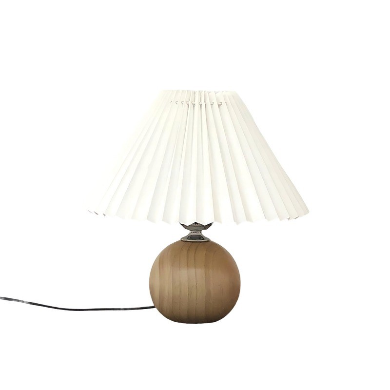 Modern Pleated Table Lamp Beside Lamp