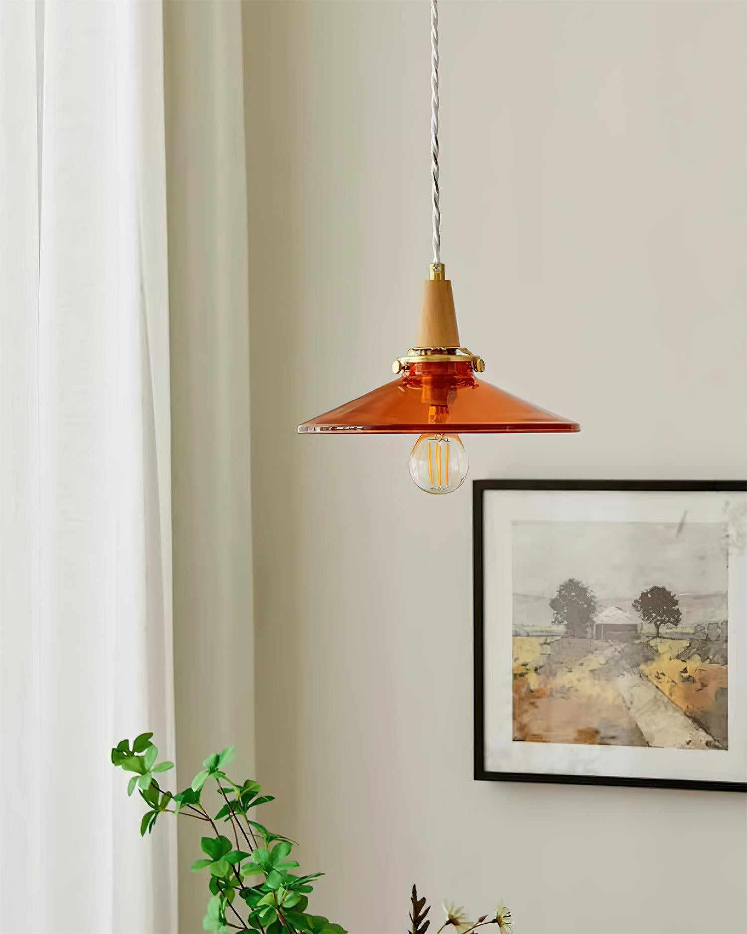 Nordic Brass Glass Pendant Lamp M185