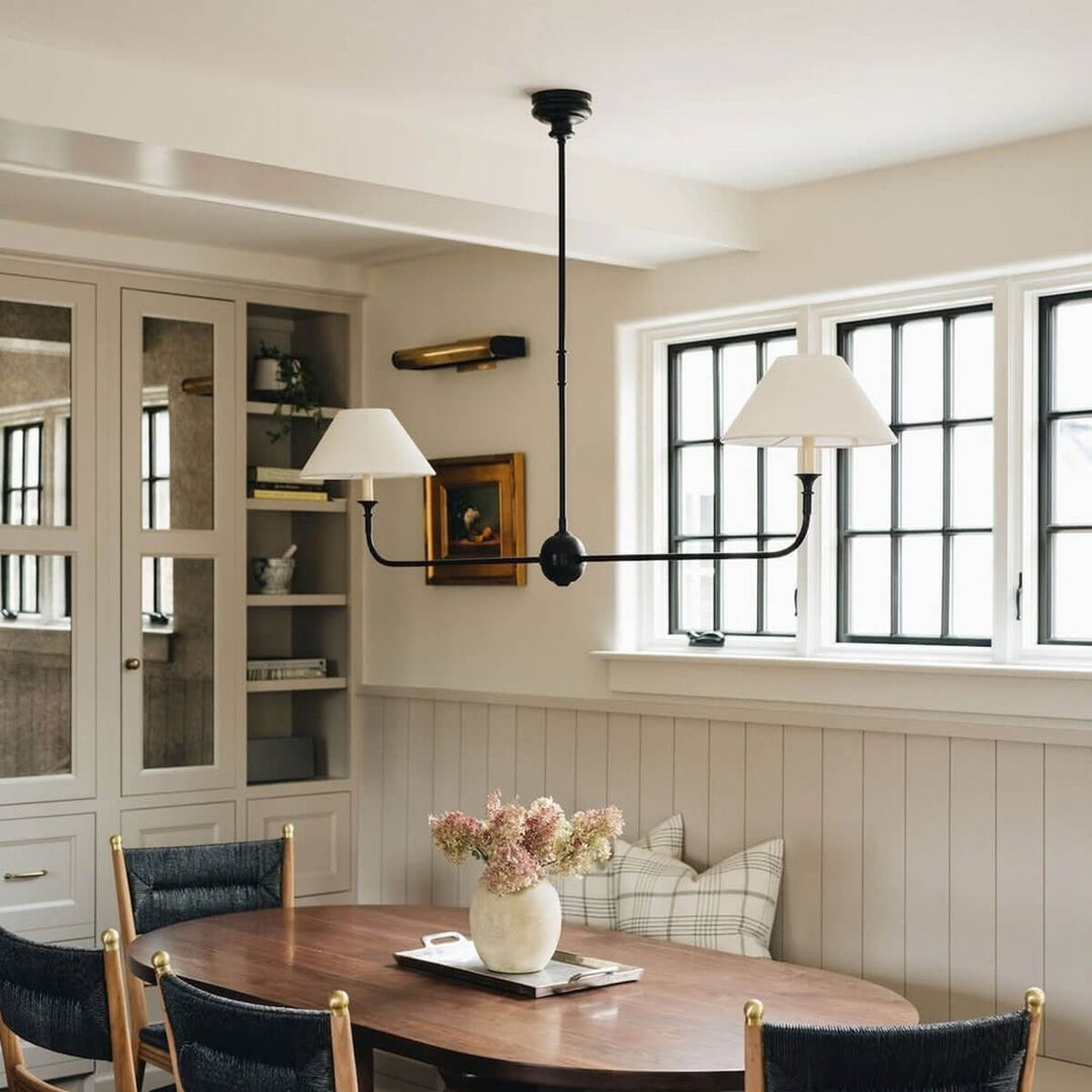 Piaf Geometric Metal Chandelier – Industrial Style for Dining Room T198