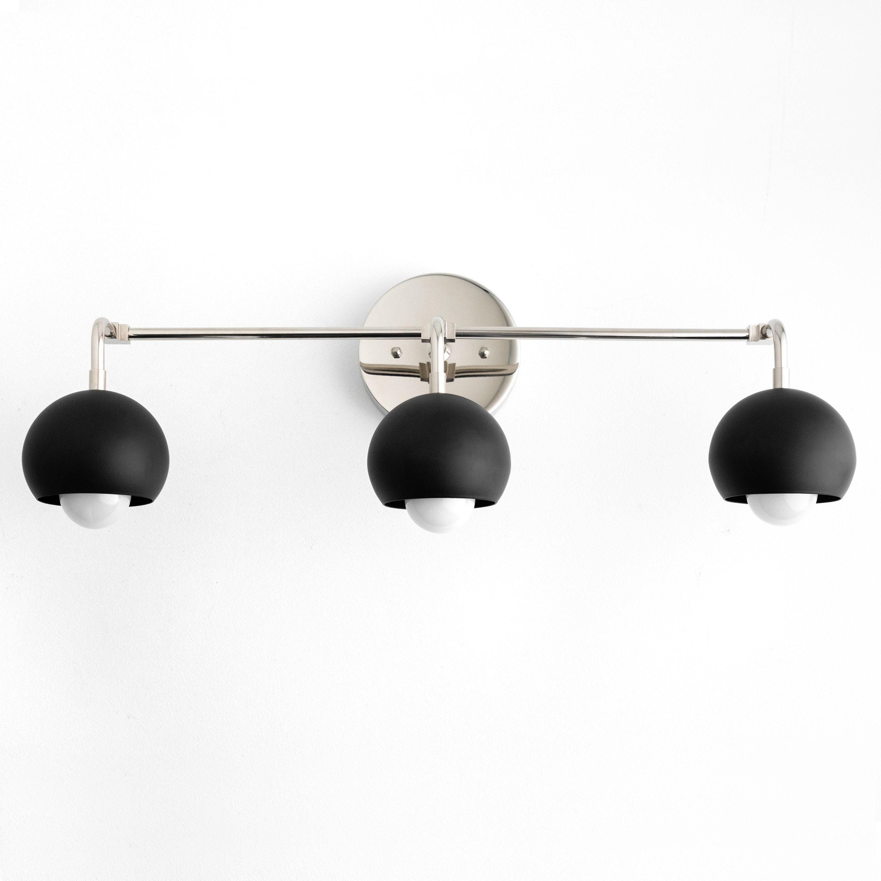 Metio Dome Decorative Vanity Light - Classic Orb Shade Bathroom Wall Lamp T324