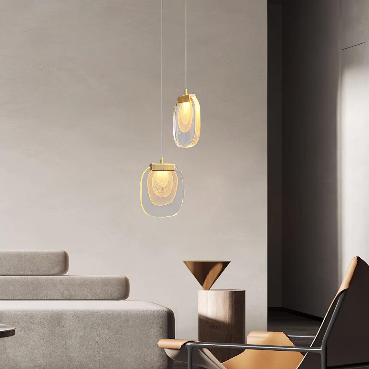 Glass Ripples Pendant Lamp M156