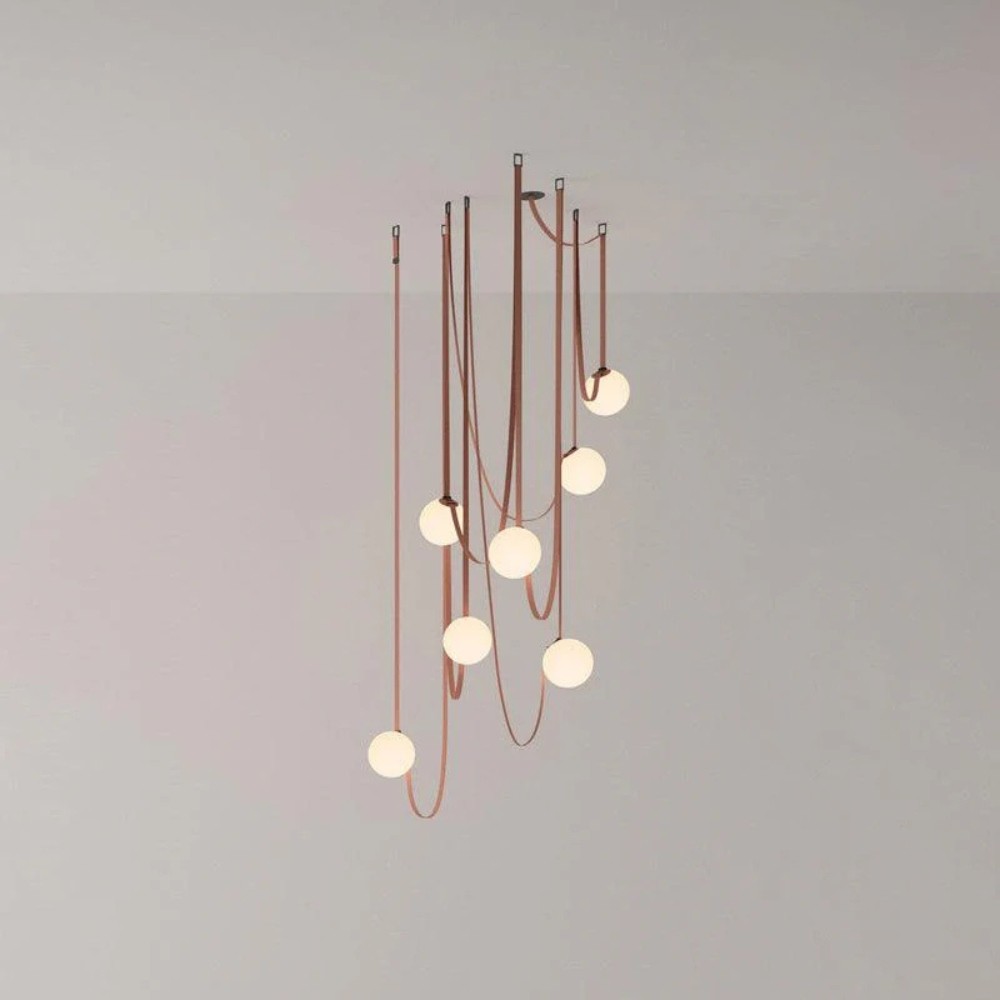 Flexible Belt-Style Pendant Lamp for Customizable Ambient Light S241
