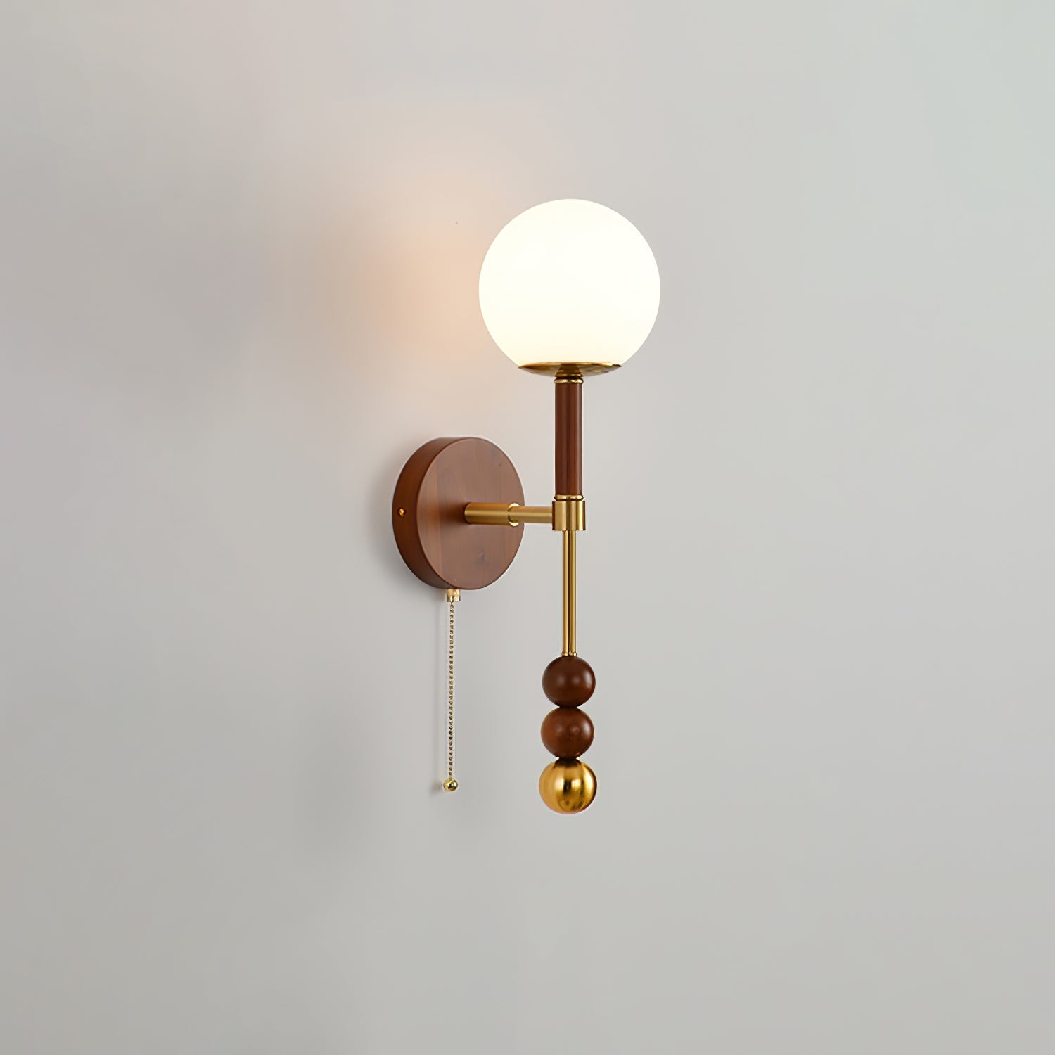 Retro Solid Wood Series Wall Lamp M419