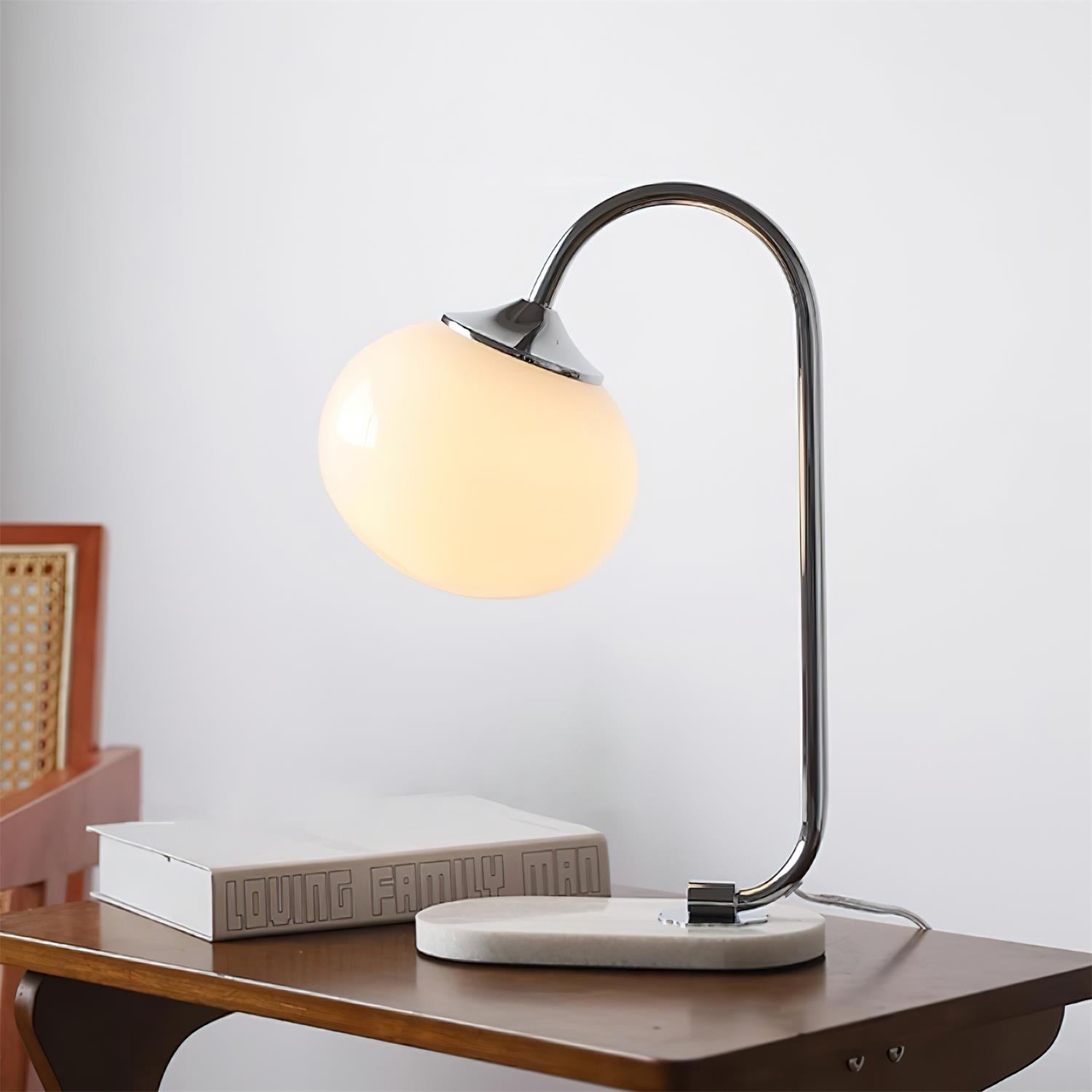 Nordic Mushroom Glass Bedside Table Lamp M236