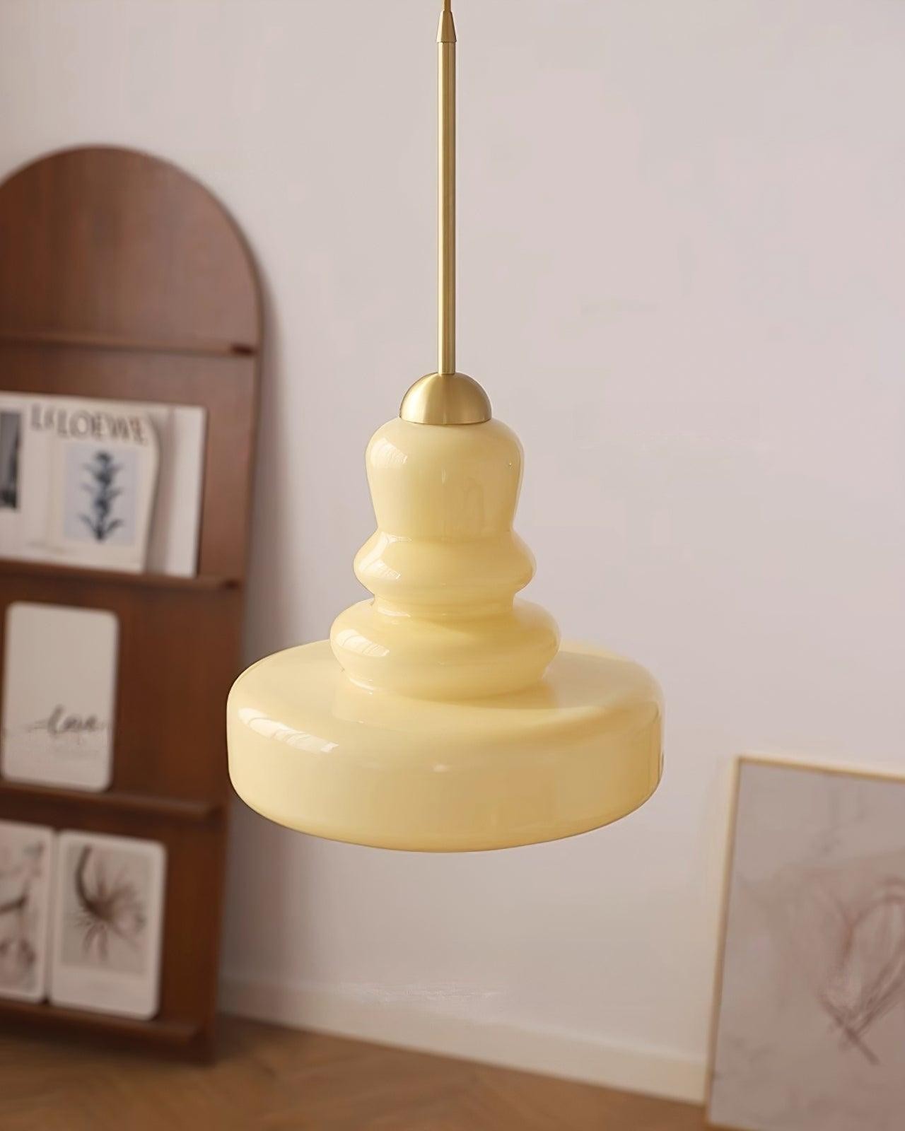 Mid Century Modern Gourd Glass Pendant Light M113