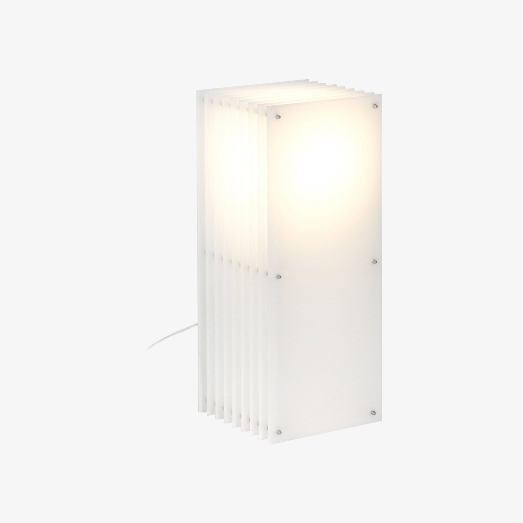 Geometric Layering Cuboid Lamp – Modern Acrylic Sunset Ambient Table Lamp S372