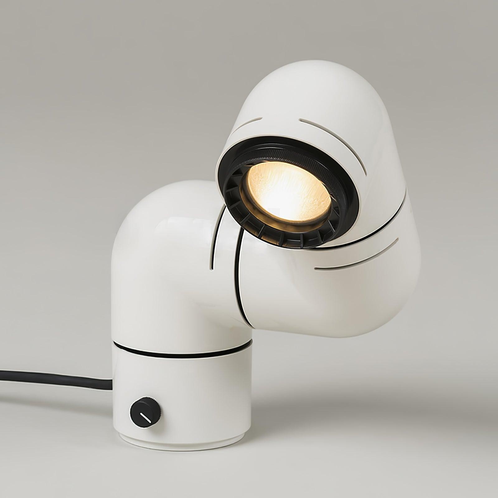 Red Tubular Table Lamp Suitable For Bedroom M504