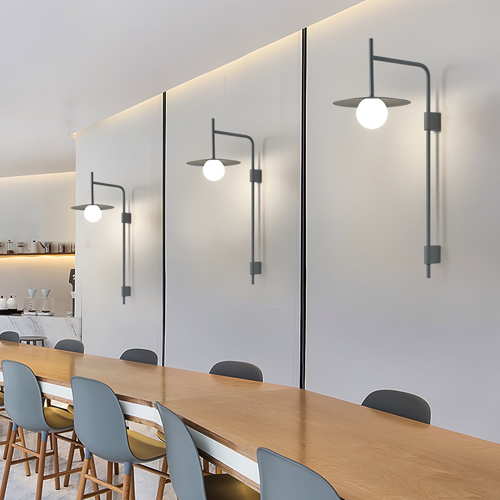 Nordic Swing Arm Wall Lamp for Living Room G26