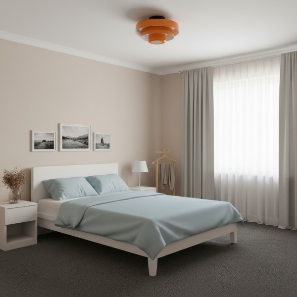 Veleora Triple Layer Disc Ceiling Light - Bauhaus Colorful Design S361