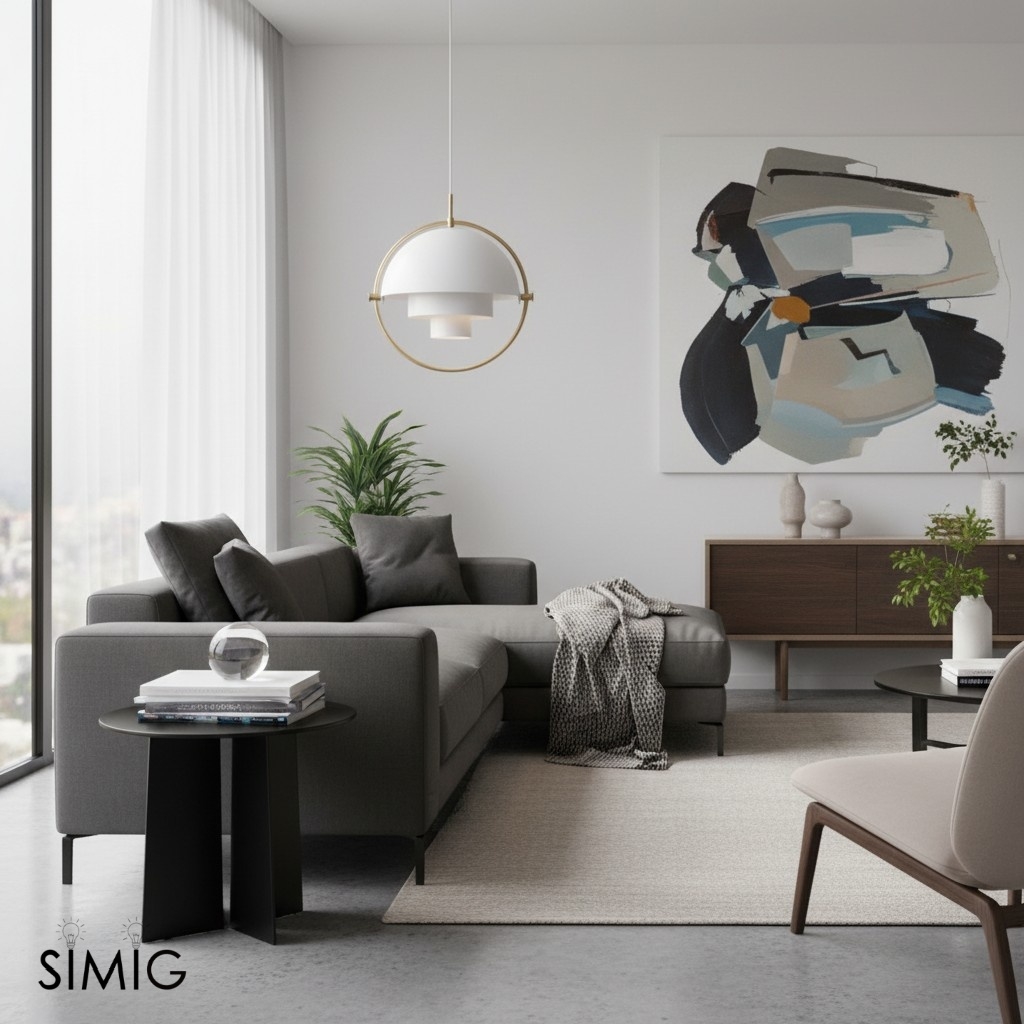 Multiva Pendant Light - Modern Metal Design for Living Room
