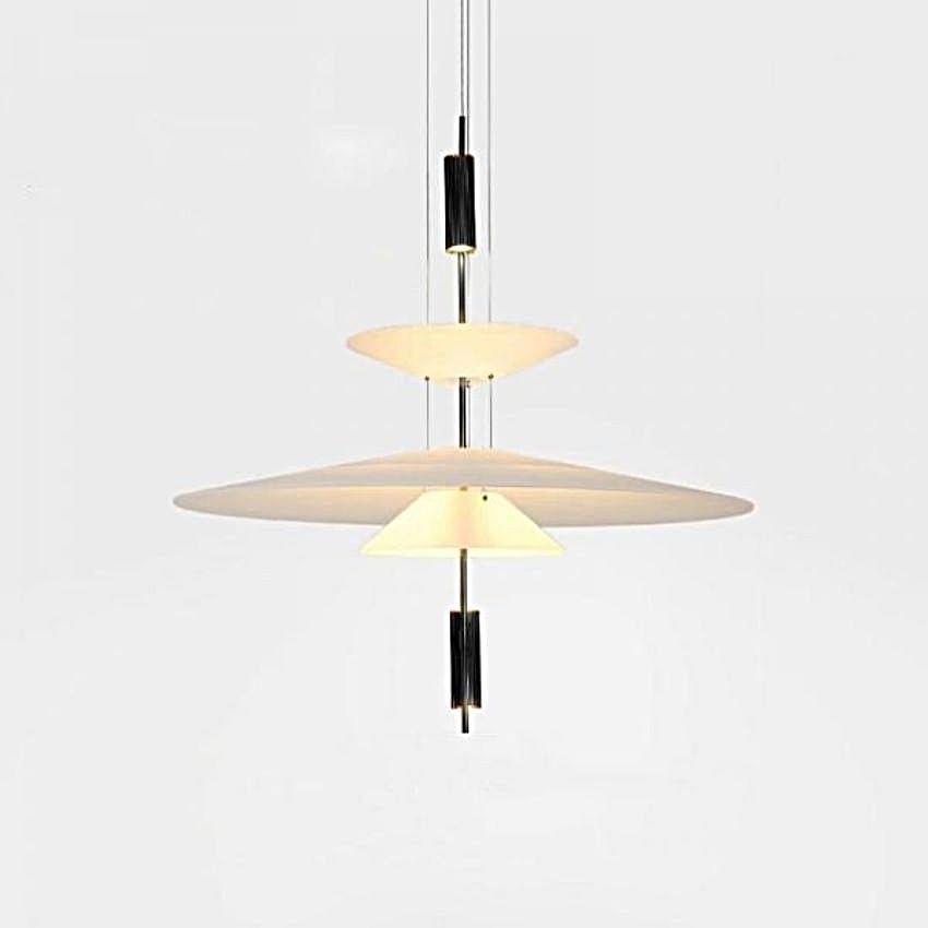 Plumeo Chandelier - Modern Layered LED Pendant for Living Room
