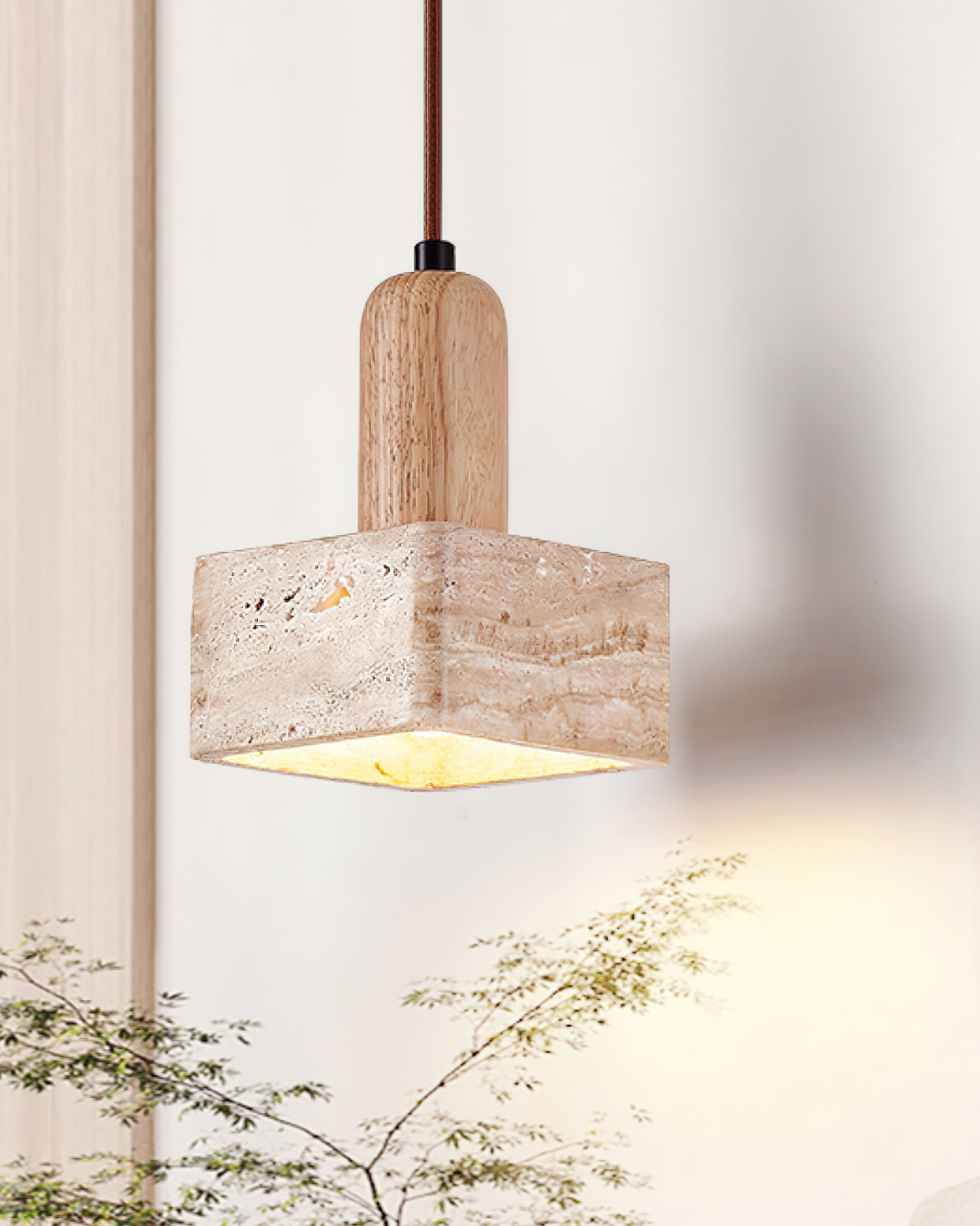 Simple Elegant Square Rectangular Pendant Lamp M94