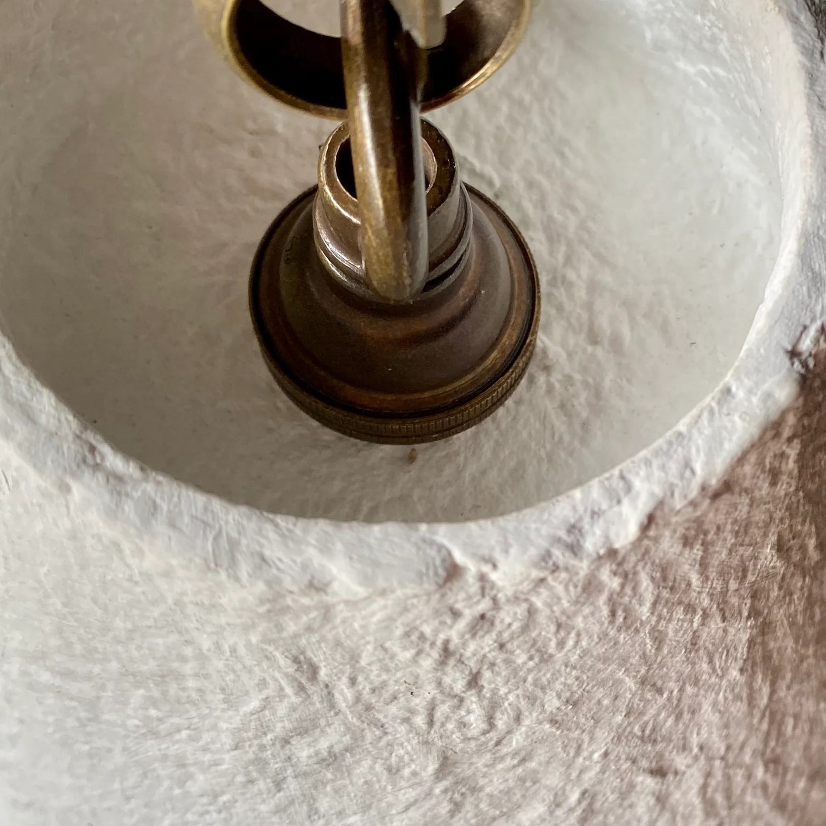 White Plaster Pendant Lamp T1865