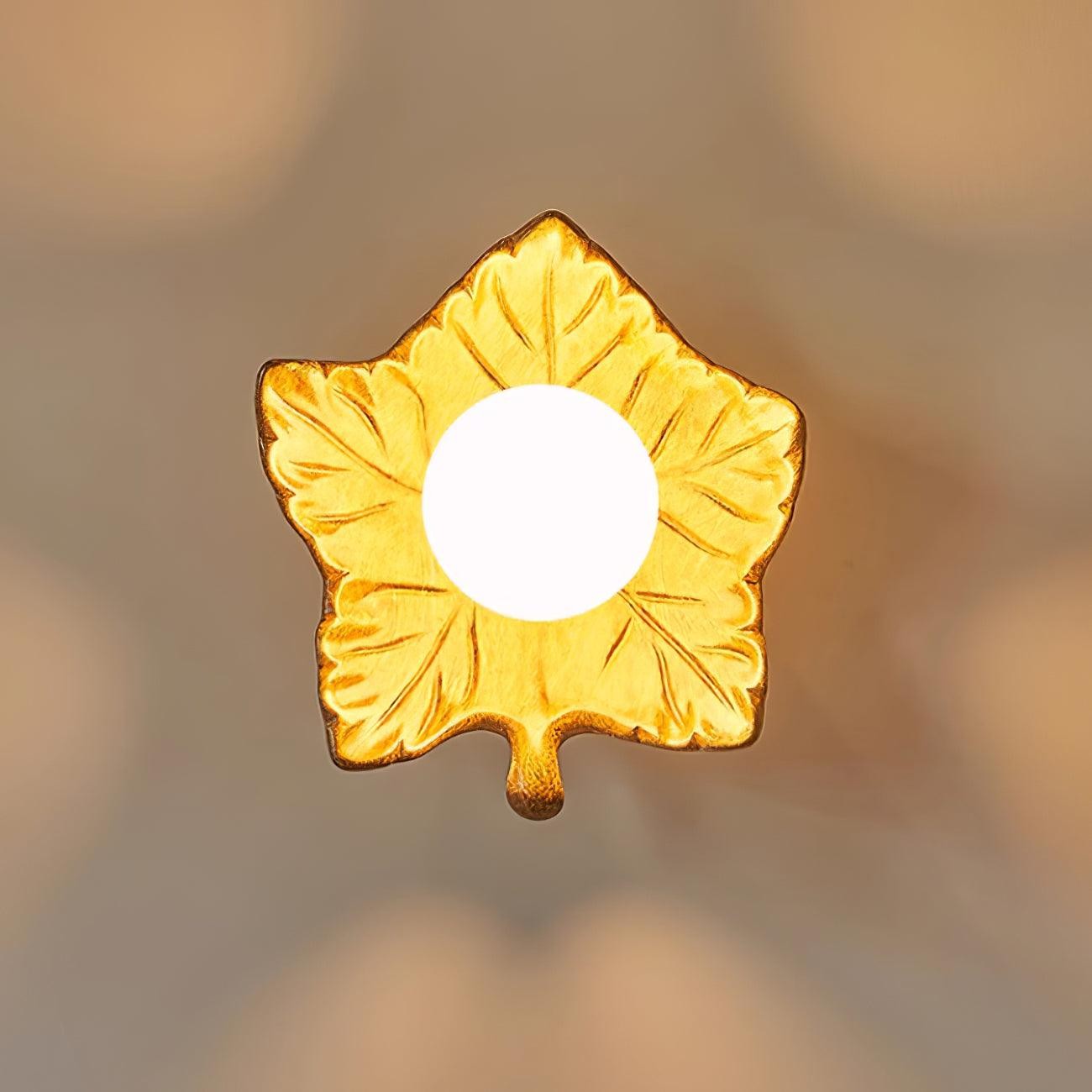 Maple Leaf Wall Light M262