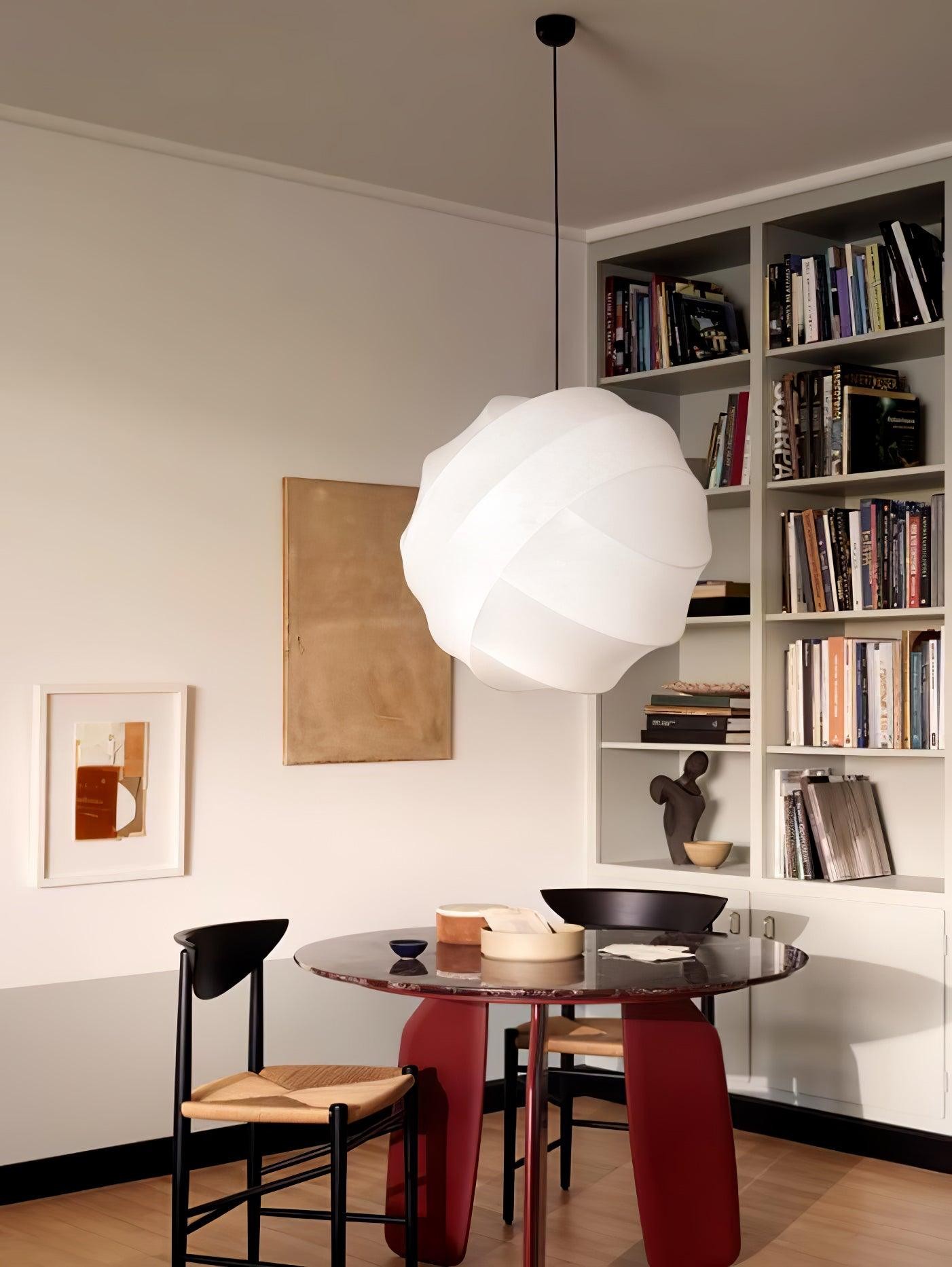 Wabi-Sabi Style Fiber Cocoon Pendant Lamp M400