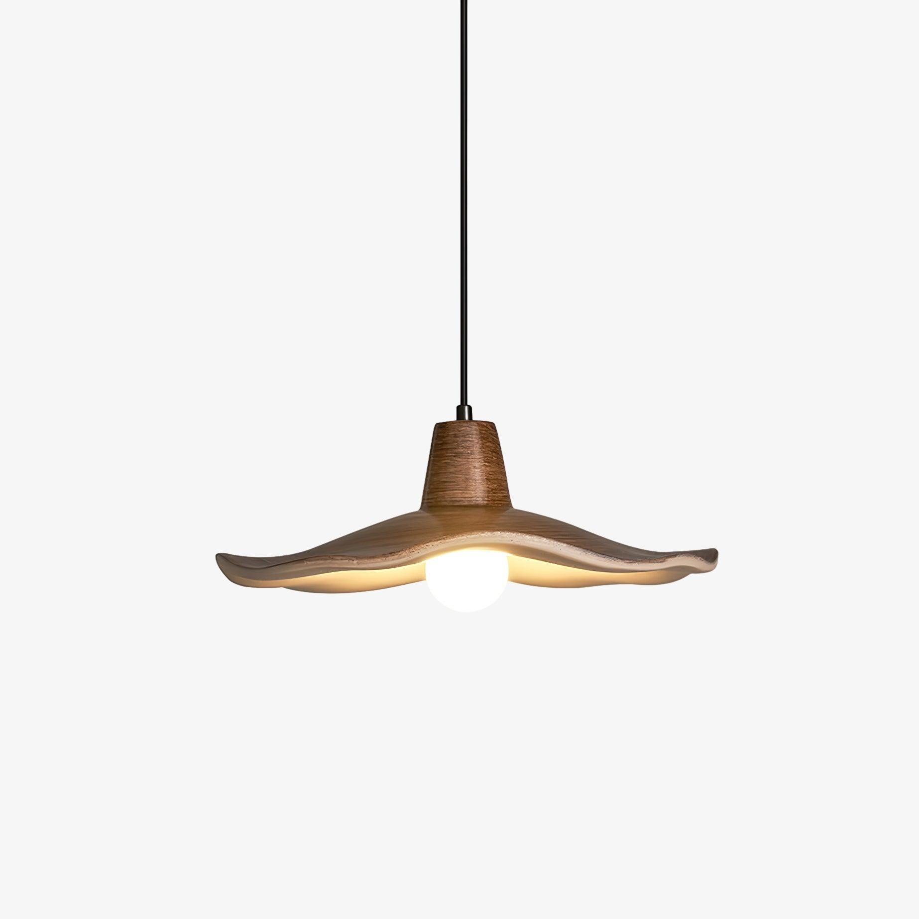 Black Imitation Walnut Wood Grain Kitchen Pendant Lamp M492