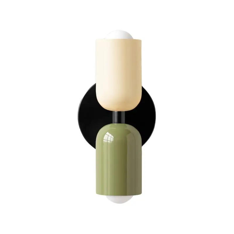 Double Head Up Down Wall Sconce - Modern Metal Ambient Light S94