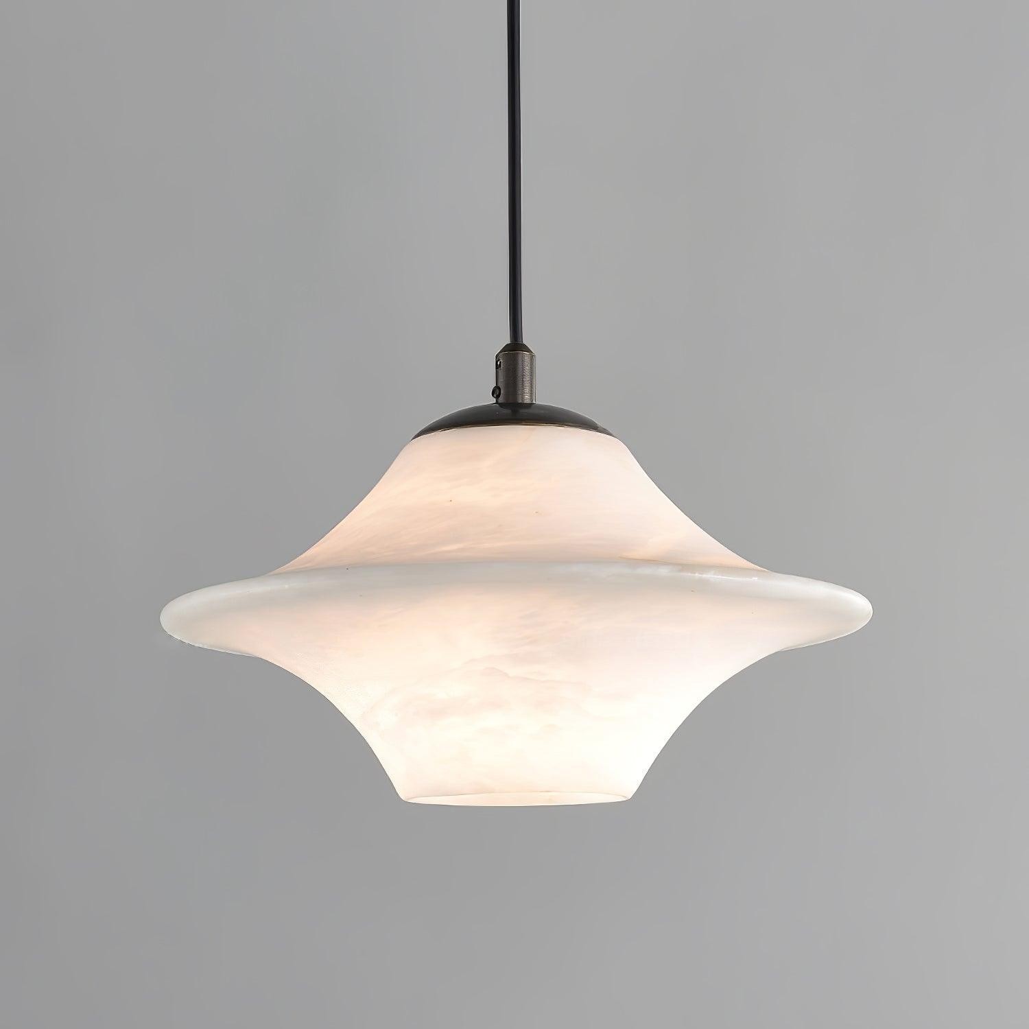 Saucer Alabaster Pendant Light M413