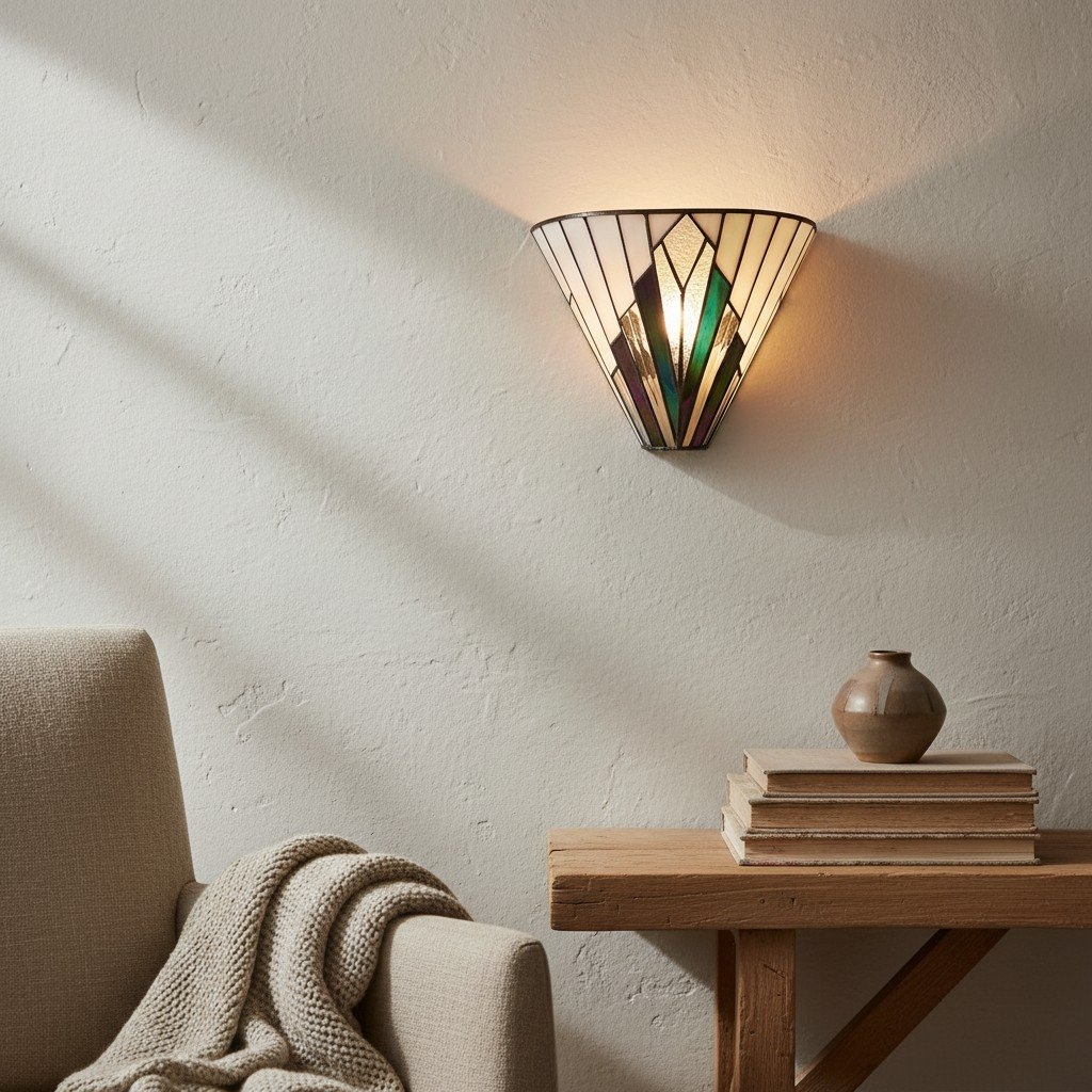TF Astoria Fan-Shaped Art Deco Wall Sconce – Vintage Accent Lighting T635