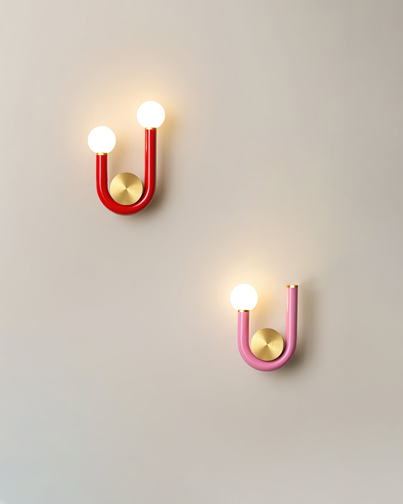 Creative U Shaped Double Head Wall Lamp M91