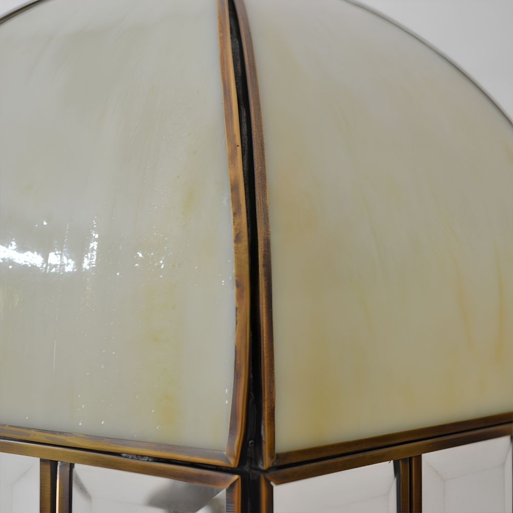 TF Tivanny Art Deco Stained Glass Table Lamp - Vintage Style for Bedroom or Living Room T2236