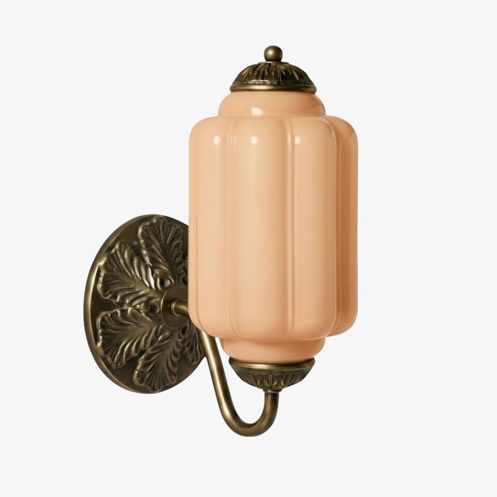 Eloise Elegant Glass Wall Sconce - Vintage Lighting for Bedroom T290