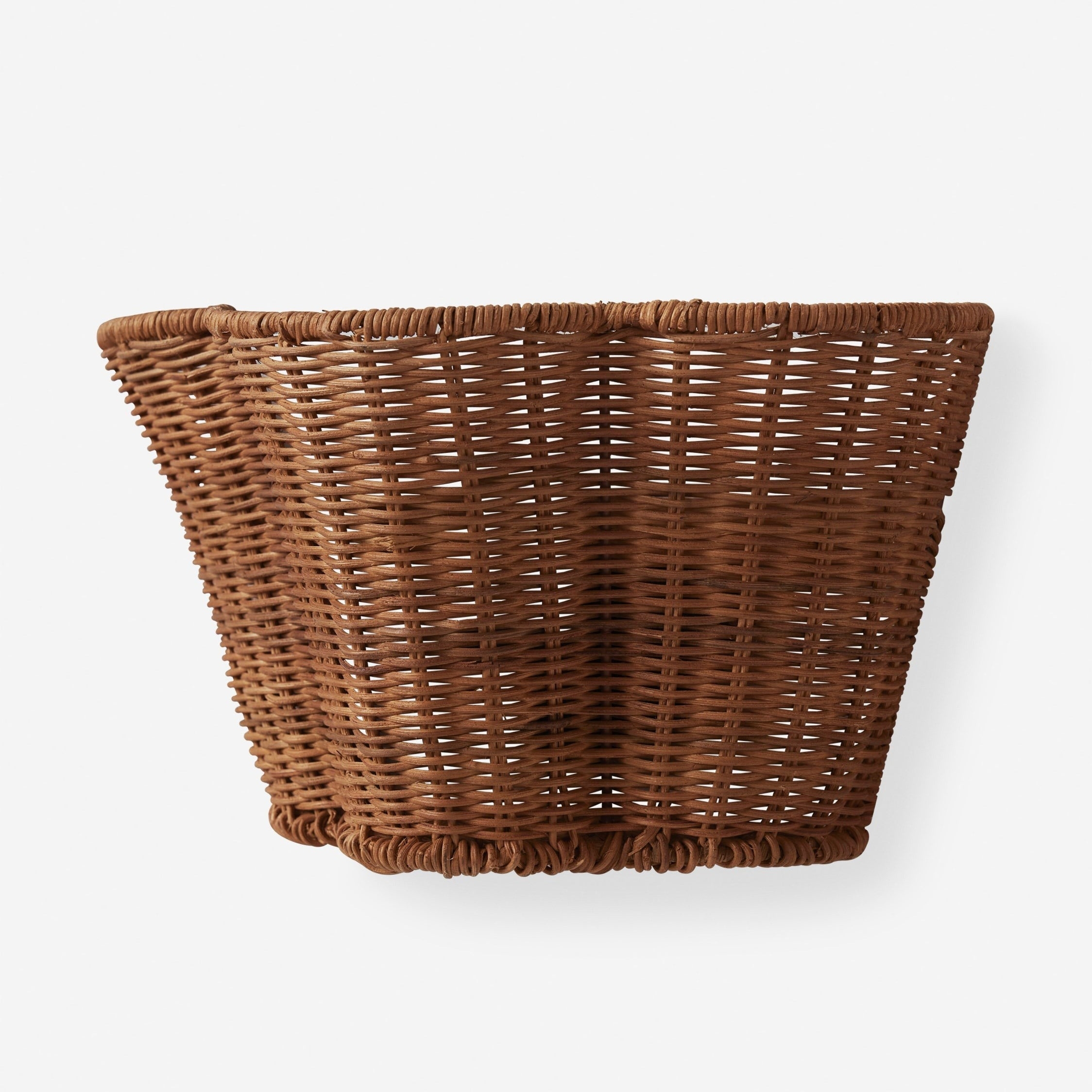 Wickara Woven Wall Sconce - Scalloped Basket Shade Wall Light for Bedroom T675