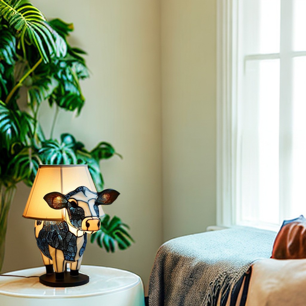 Magical Animal Statue Resin Table Lamp M537