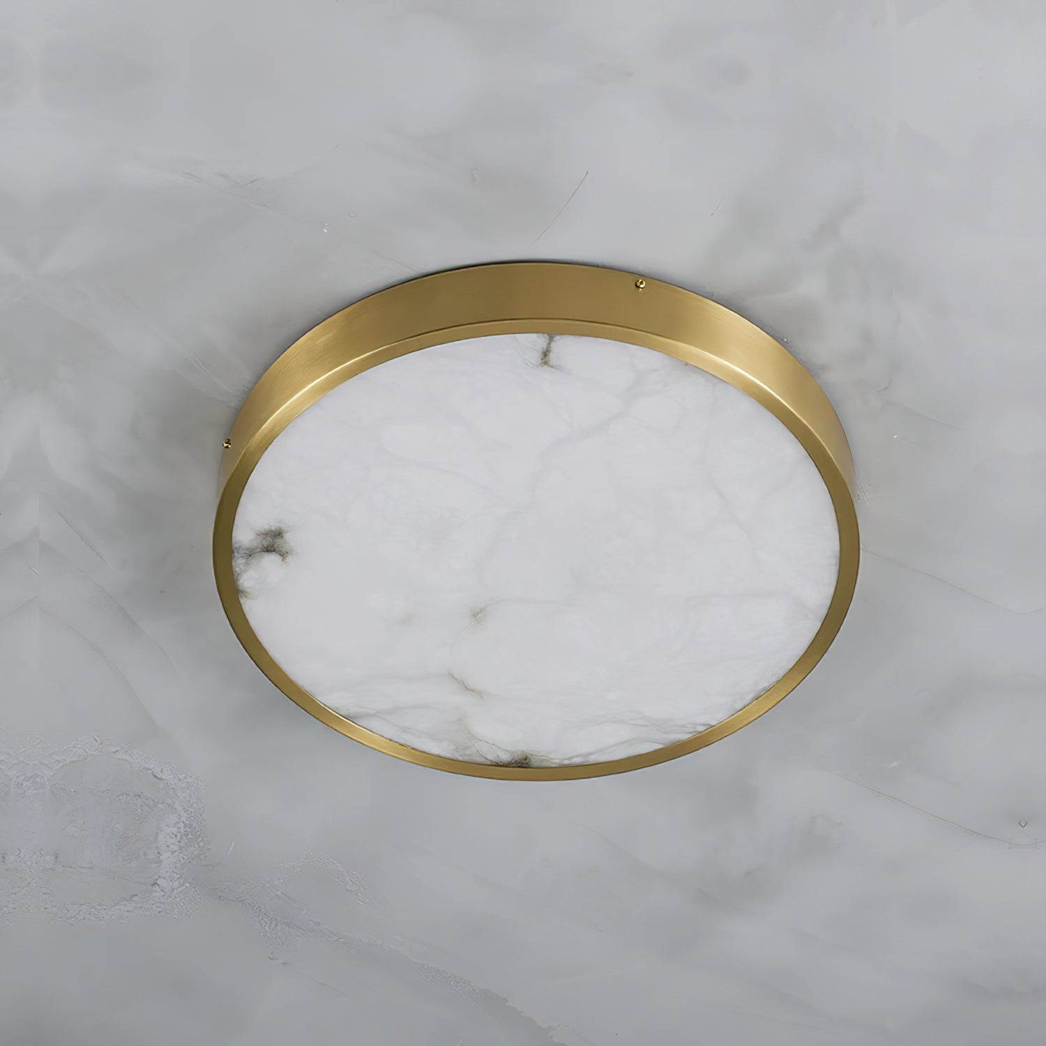 Geometric Alabaster Recessed Ceiling Light T1655