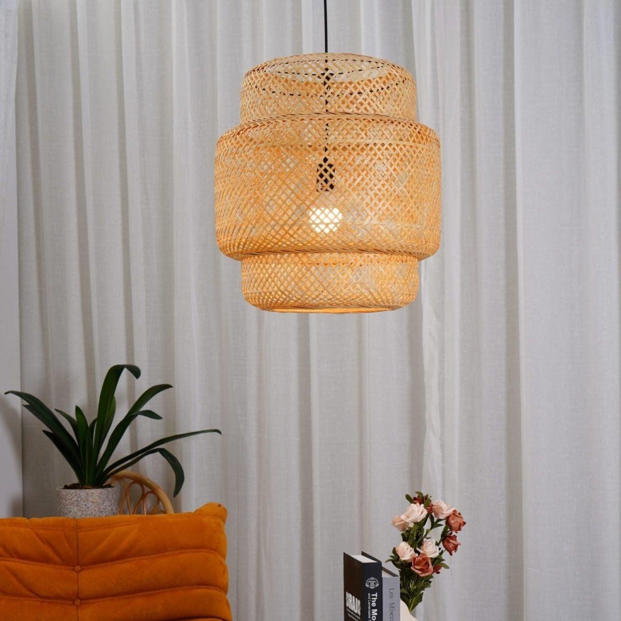 Bamboo Pendant Light T2111