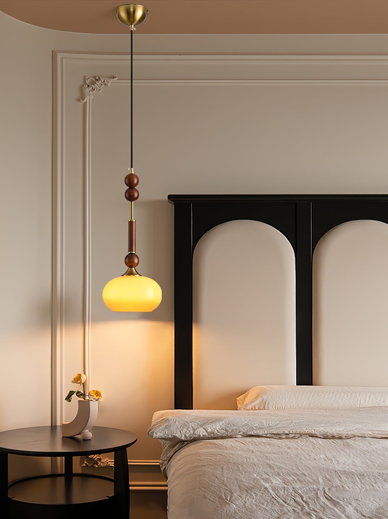 Retro Solid Wood Series Pendant Lamp M420