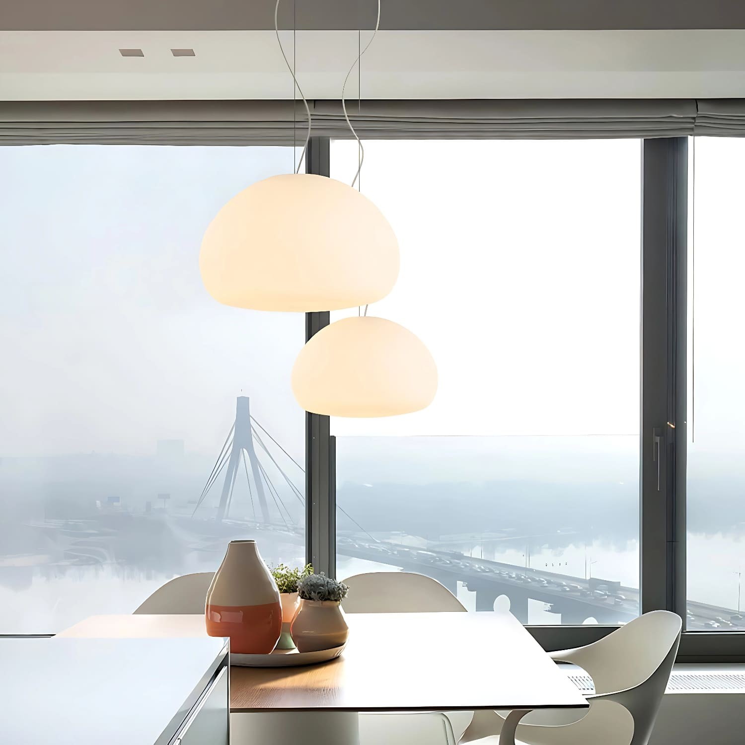 Steamed Bun Pendant Light M315