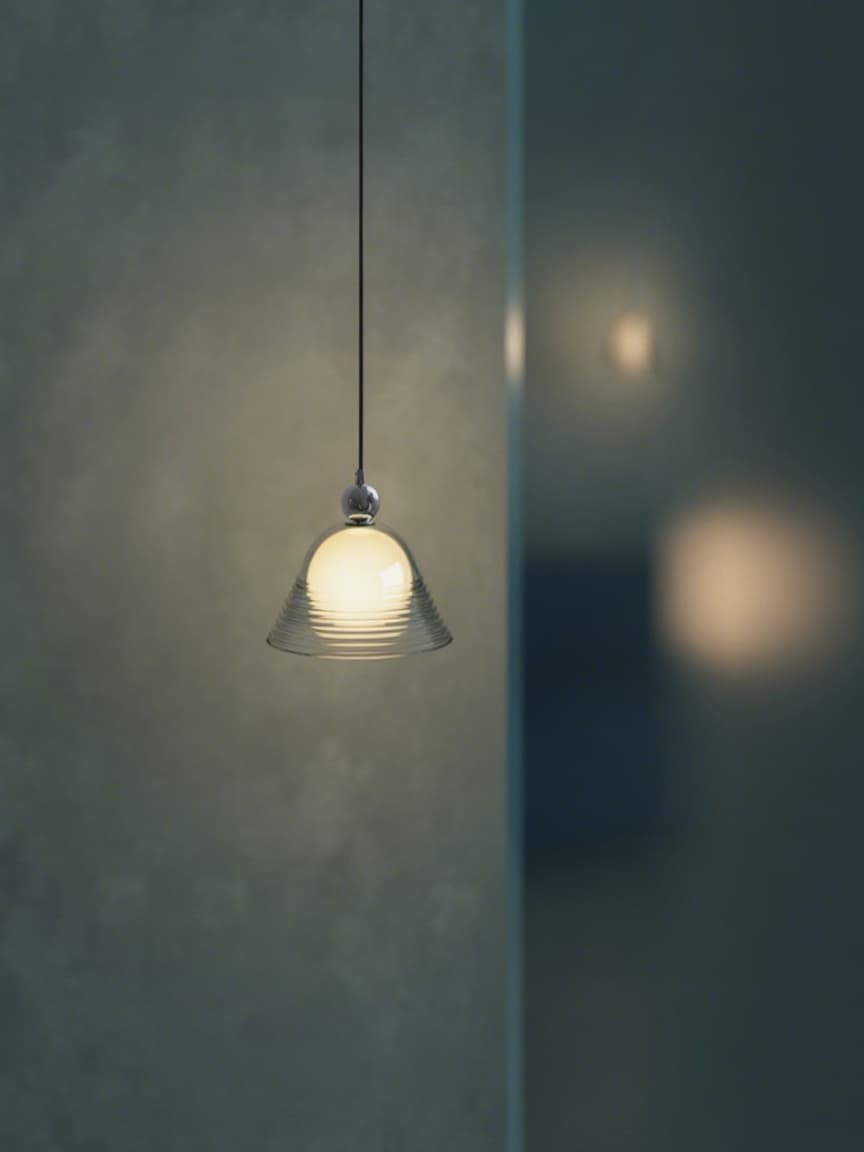 Afterglow Sunset Wave-Patterned Pendant Light - Lamp for Living Room G98
