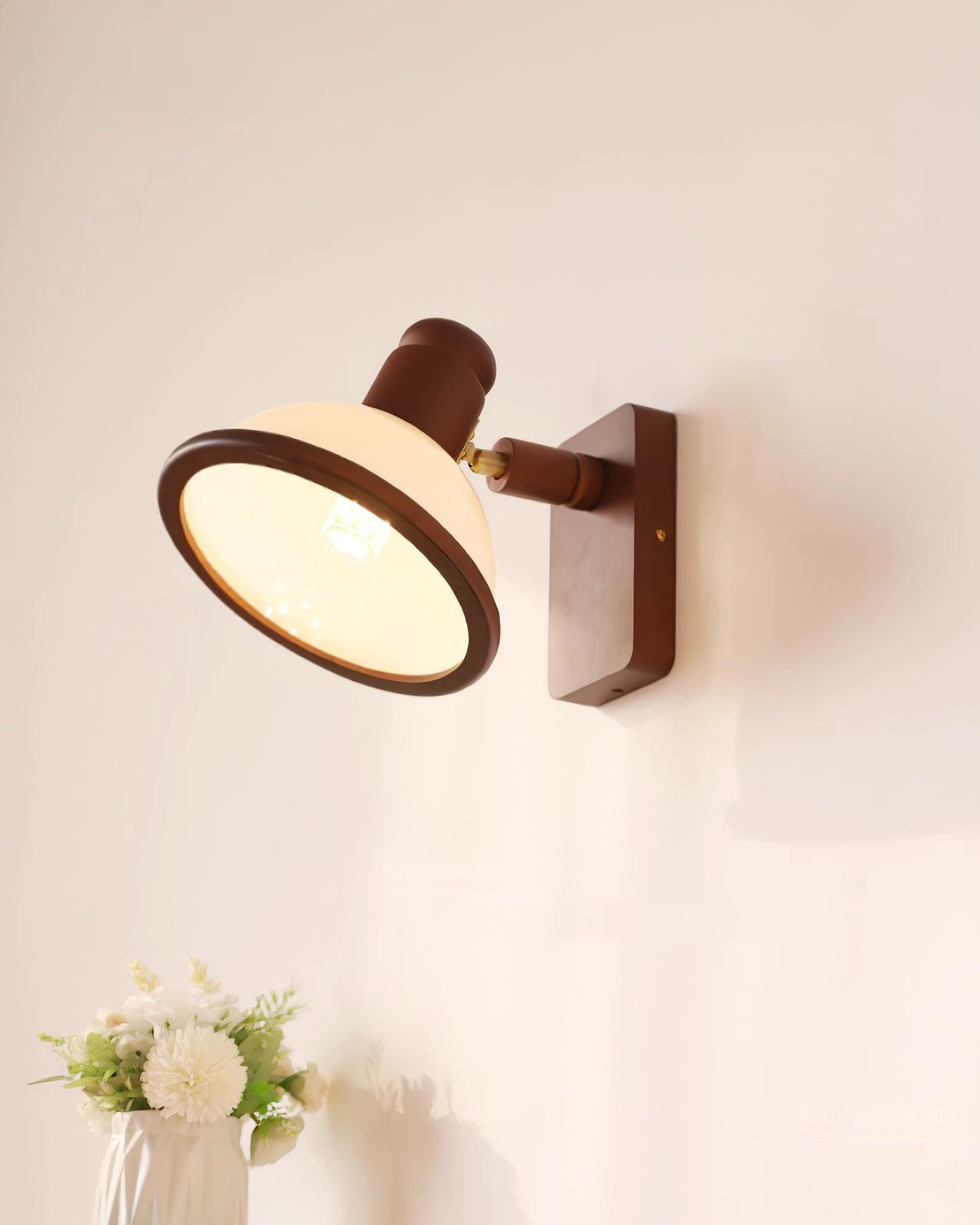 Modern Wooden Adjustable Bedside Reading Wall Lamp M275