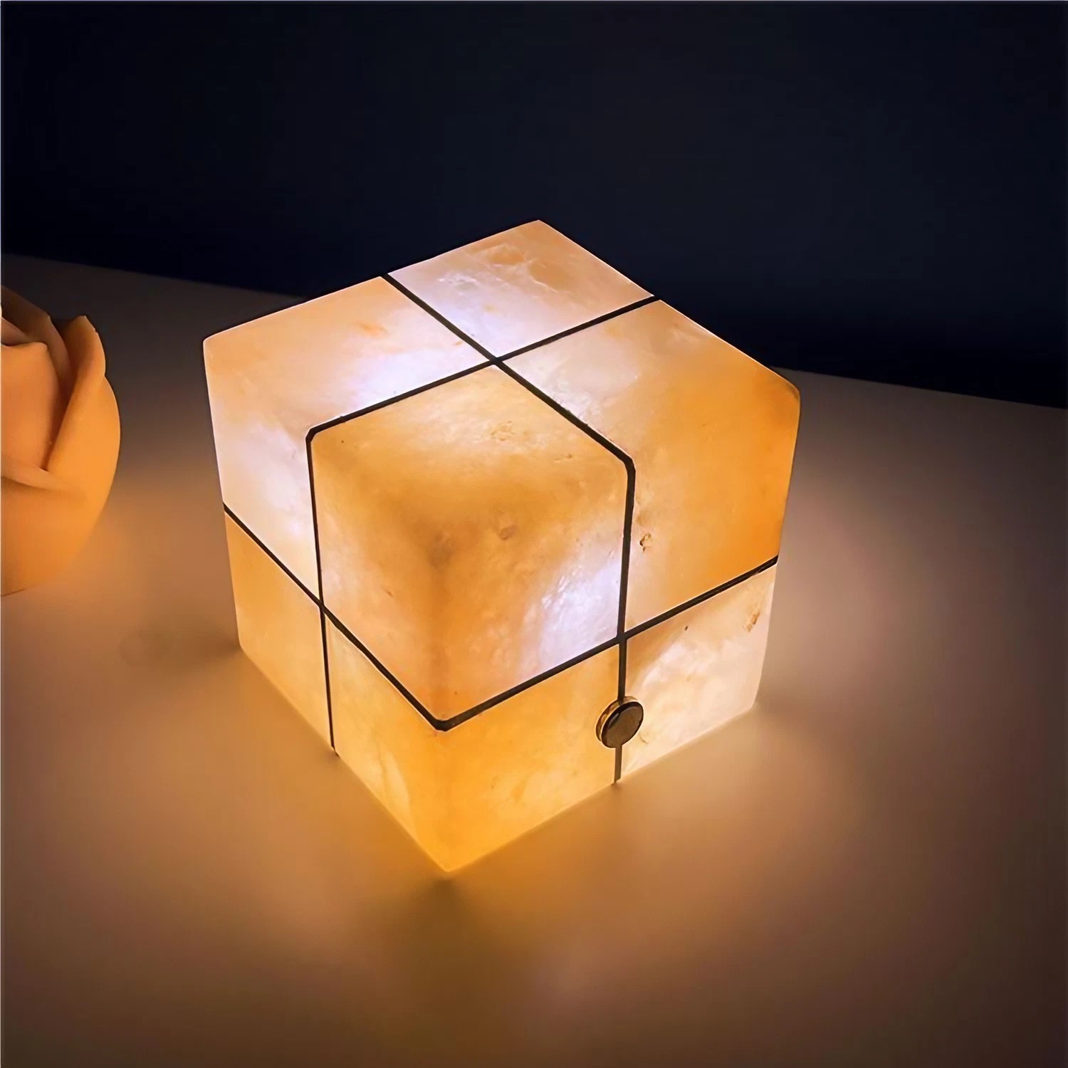 Cube Rechargeable Salt Mineral Night Light